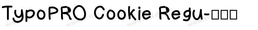 TypoPRO Cookie Regu字体转换